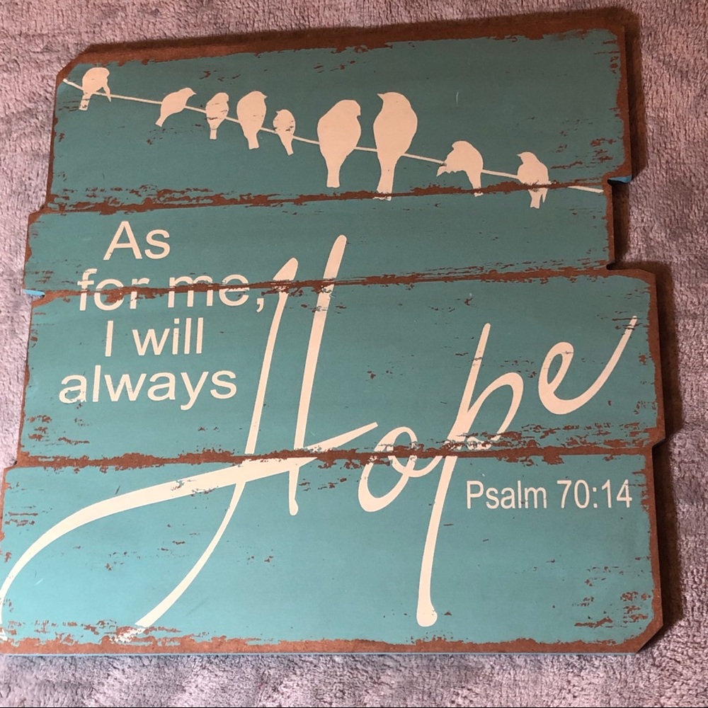 Psalm 70:14 Wall Decor Hope Bible Verse:
